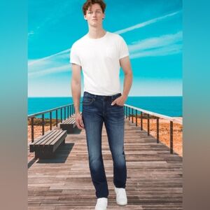 📣 Men's 'Buffalo Ash-x Jeans Slim 👖 in Mid Blue 🆕  😍 New Without Tags 😍